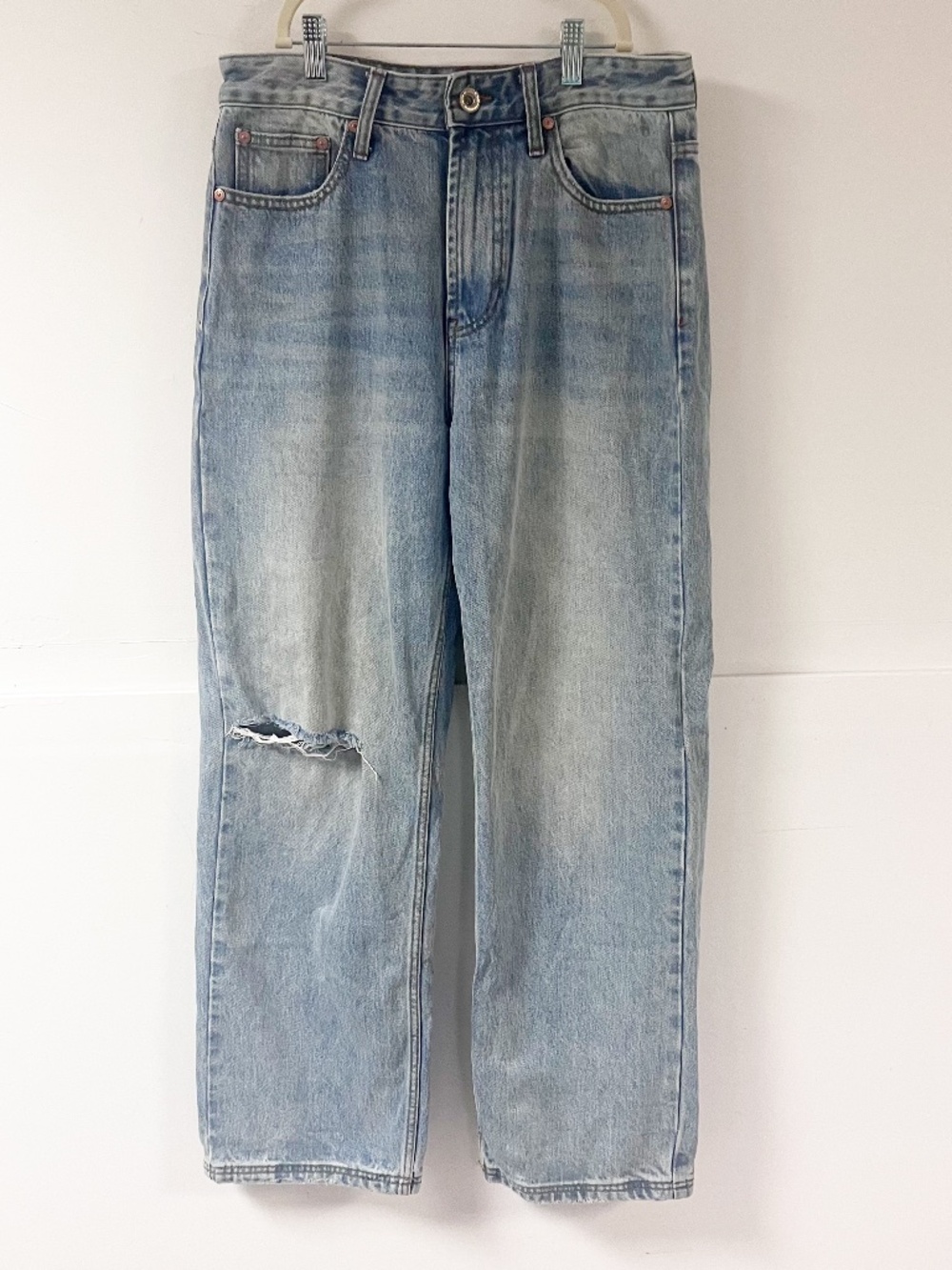 Elmwood Denim High Rise Straight Leg Jeans Size Women 30 Medium Wash